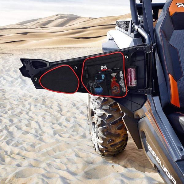 KEMIMOTO Front Door Bags & Rock Sliders for Polaris RZR