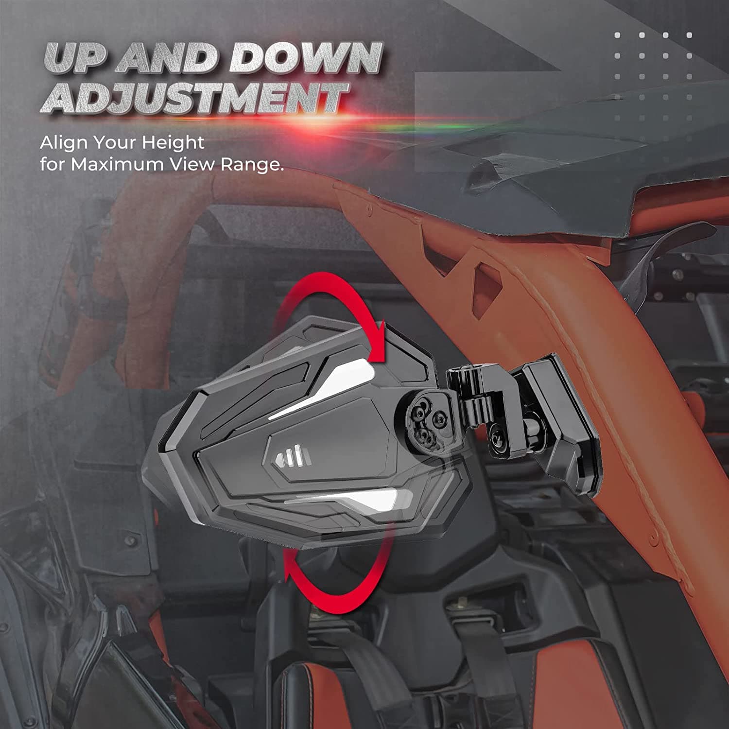 KEMIMOTO Aluminum Side View Mirrors for Can‑Am Maverick X3