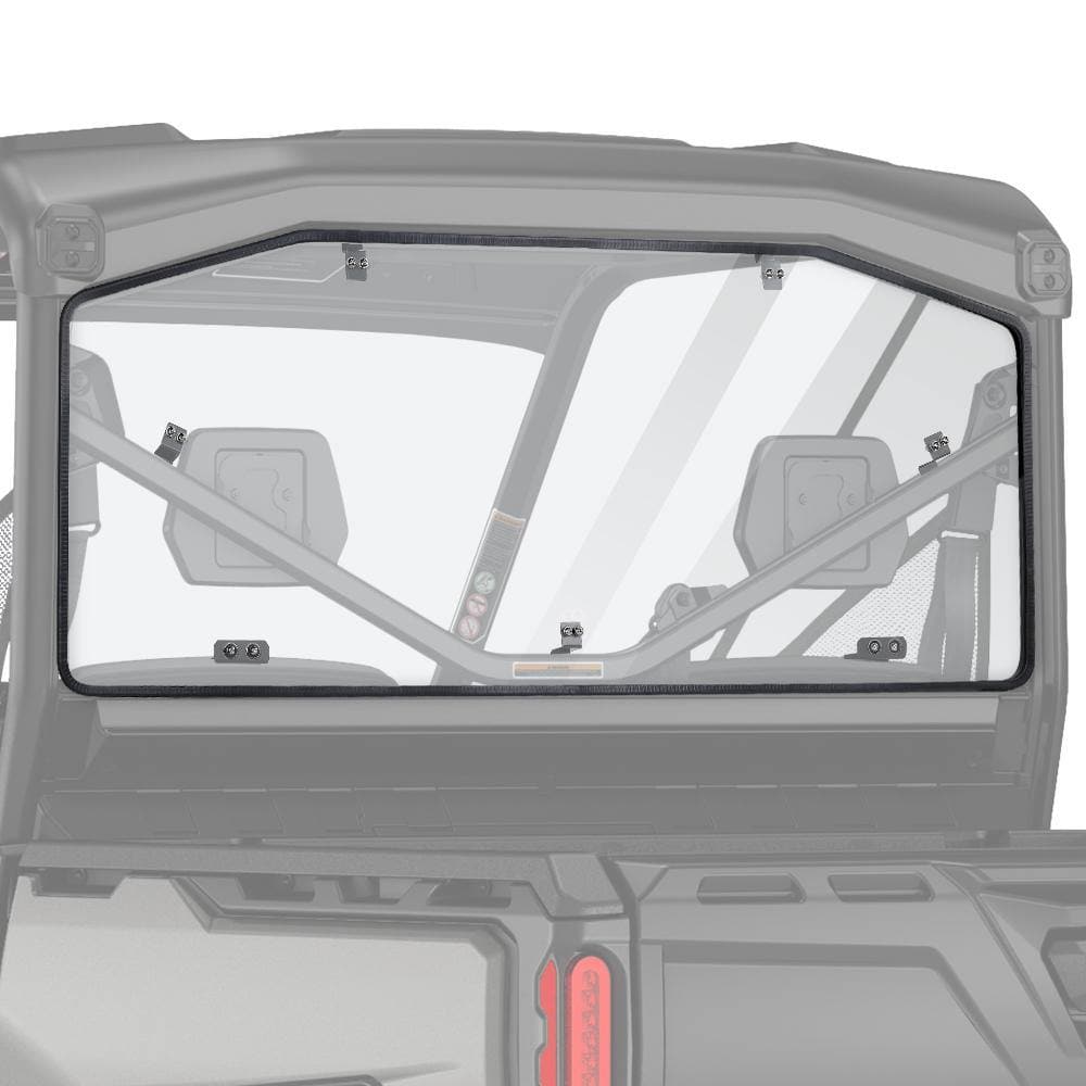 Kemimoto Polycarbonate Rear Windshield for Can‑Am Defender HD5/8/10 Max
