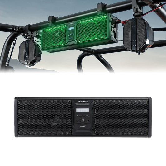 Kemimoto 2.1CH 17" Sound Bar With RGB Lighting