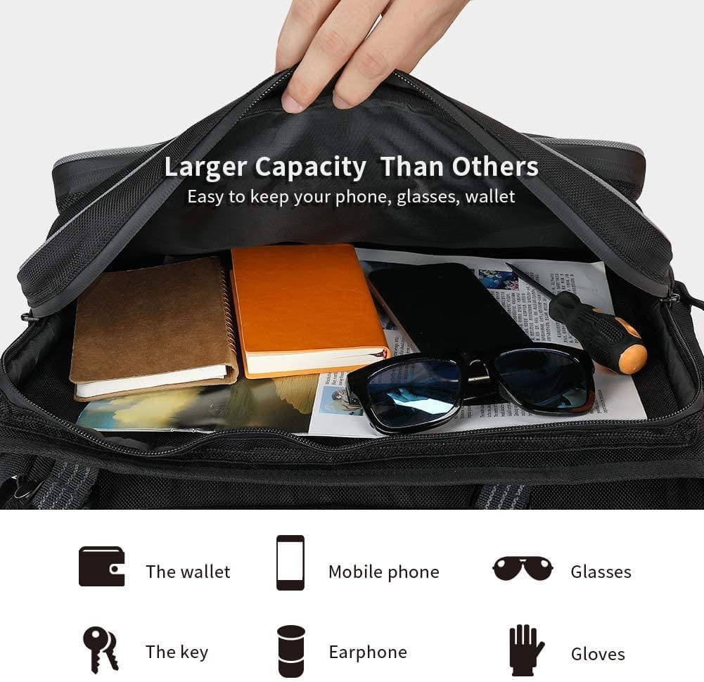 Kemimoto Overhead Roof Storage Bag for Polaris RZR PRO XP/4