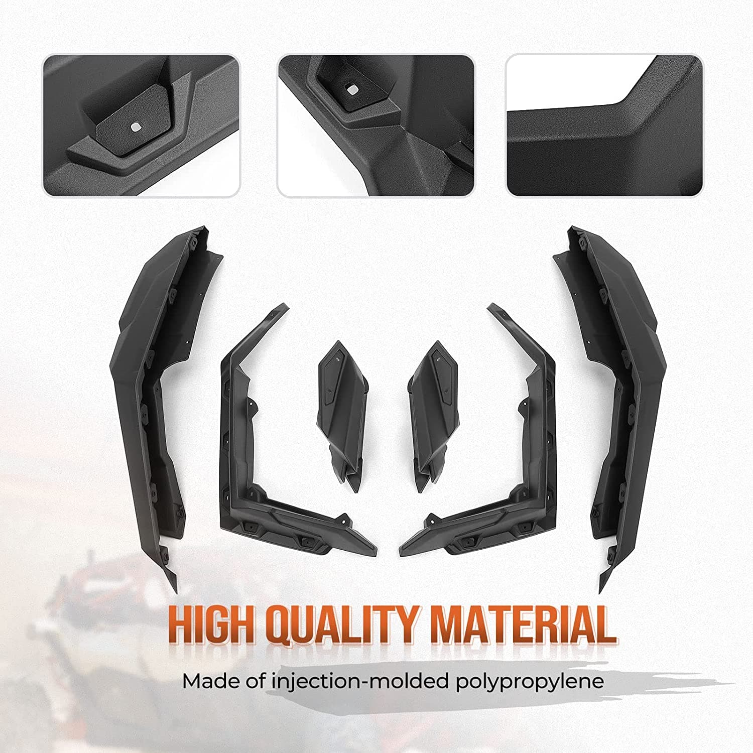 Fender flares & Side mirrors & Door bags for Can‑Am Maverick X3 / X3 MAX