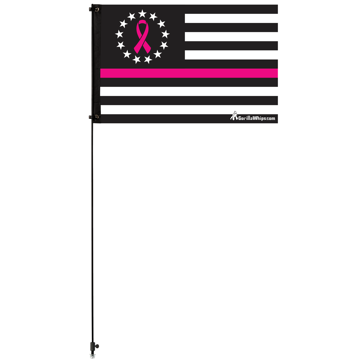 Thin Pink Line- Breast Cancer Awareness 2' x 3' Grommet Flag