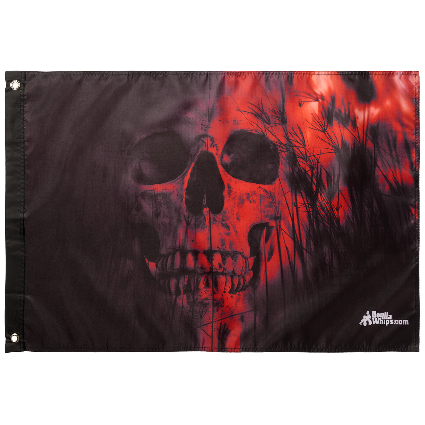 Red Skull 2' x 3' Grommet Flag