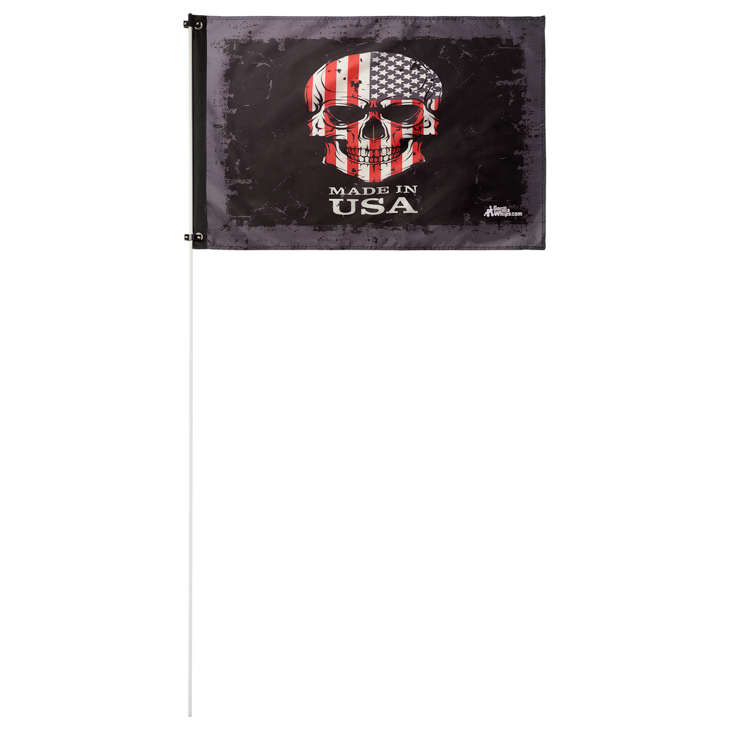 Made In USA Skull 2' x 3' Grommet Flag