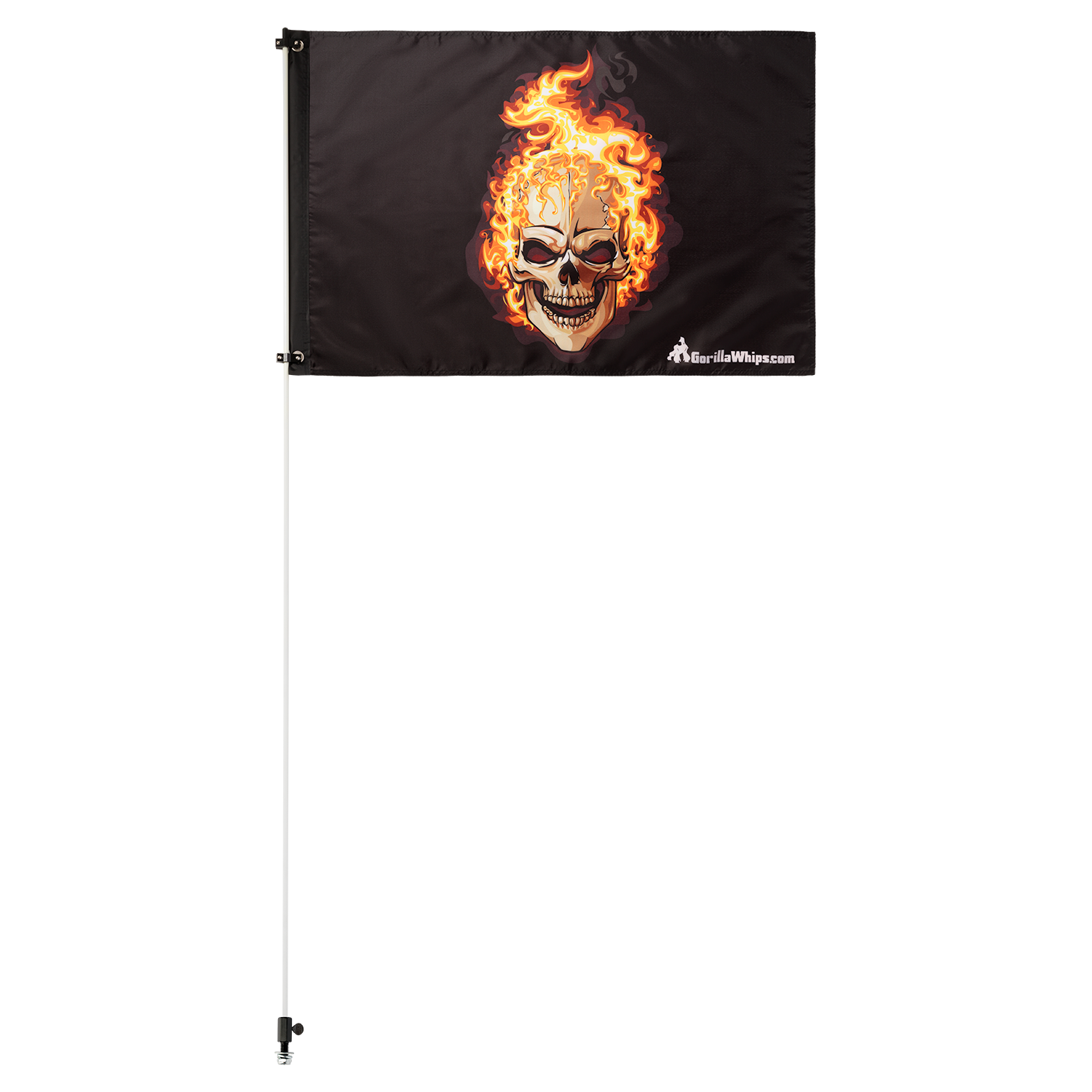 Flames Skull 2' x 3' Grommet Flag