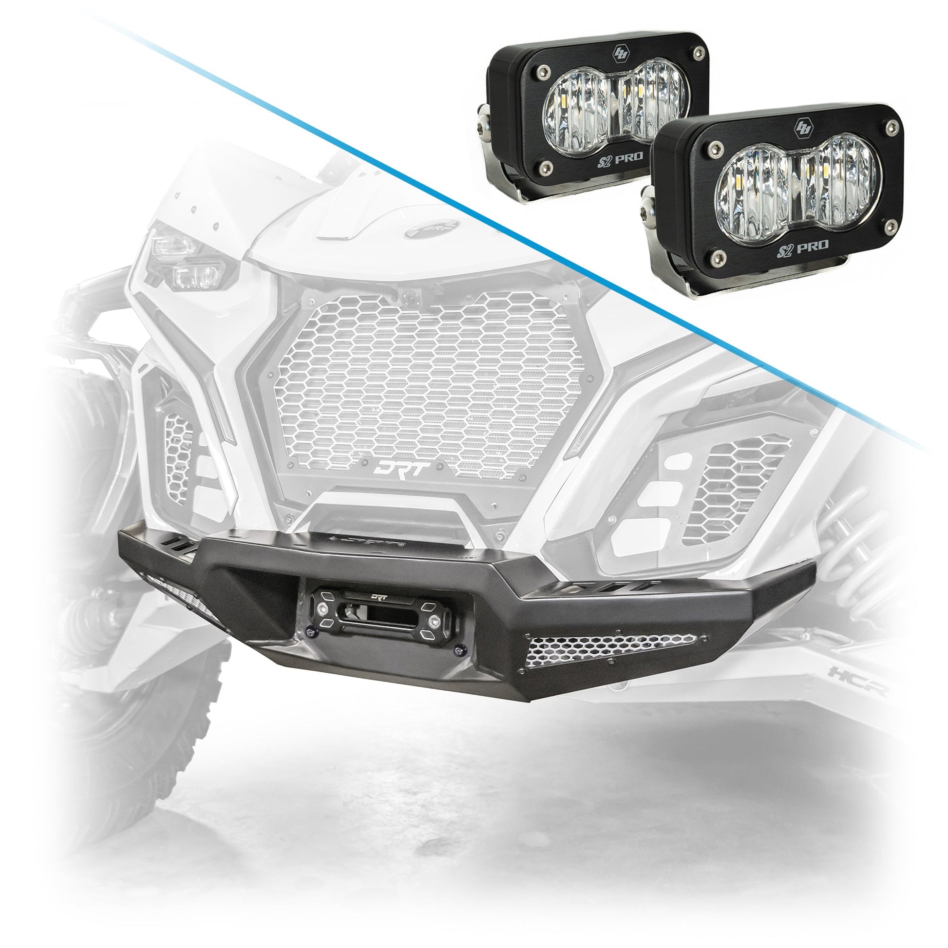 DRT HD Steel Winch Bumper for 2024 Can-Am Maverick R