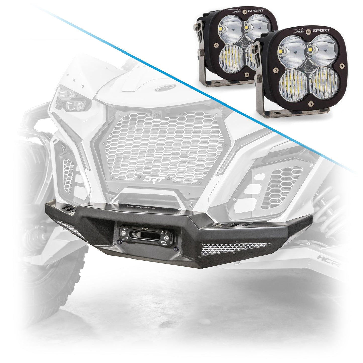 DRT HD Steel Winch Bumper for 2024 Can-Am Maverick R