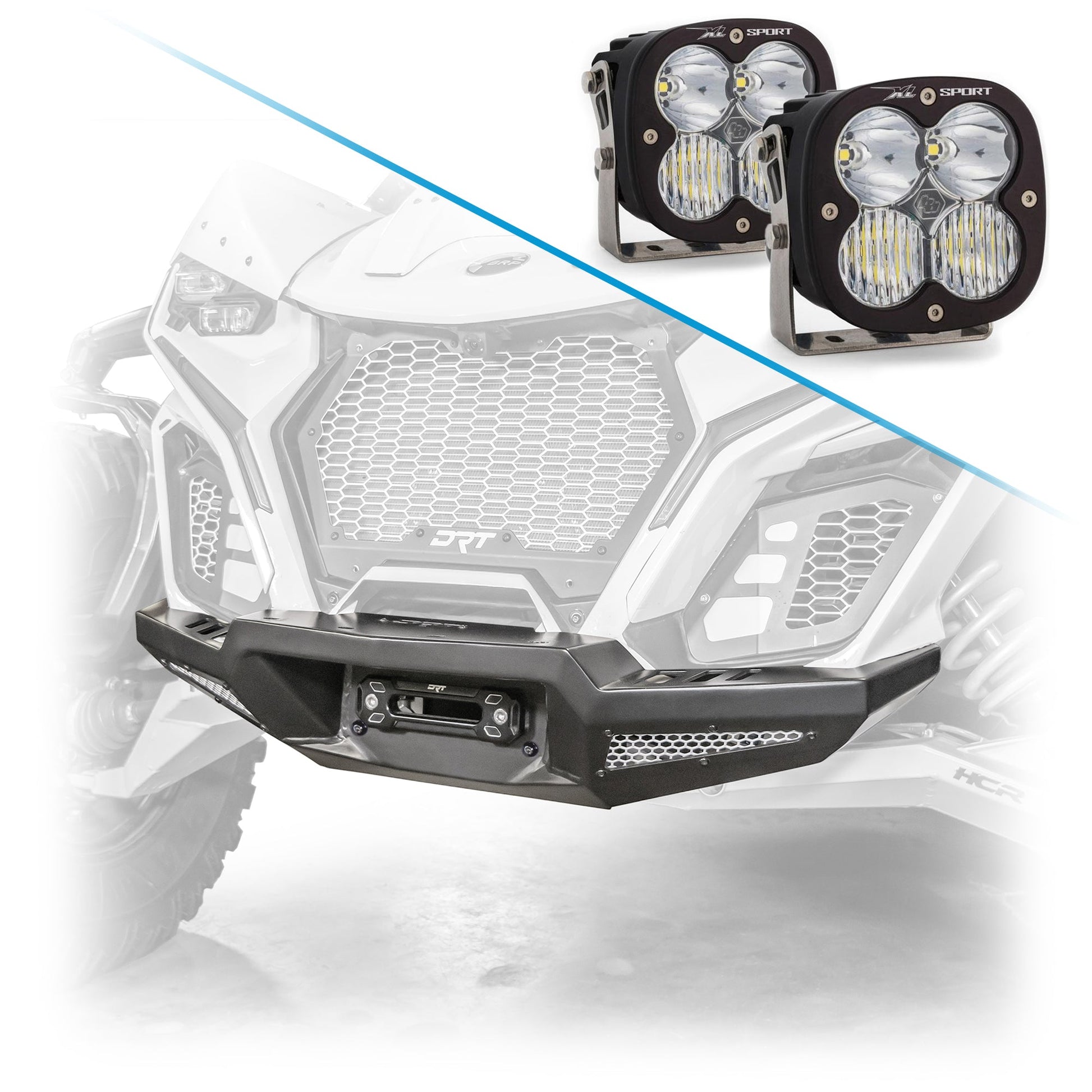 DRT HD Steel Winch Bumper for 2024 Can-Am Maverick R