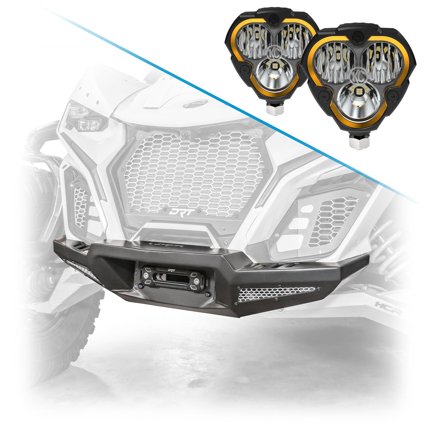 DRT HD Steel Winch Bumper for 2024 Can-Am Maverick R
