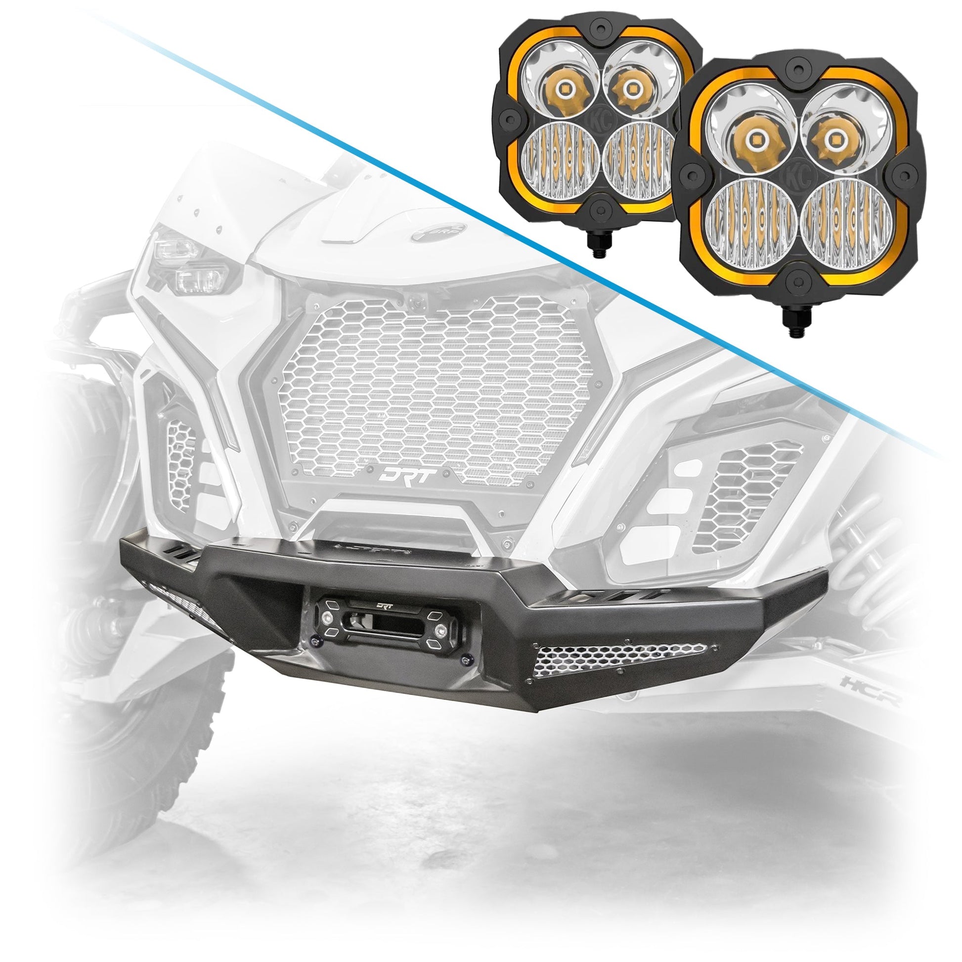 DRT HD Steel Winch Bumper for 2024 Can-Am Maverick R