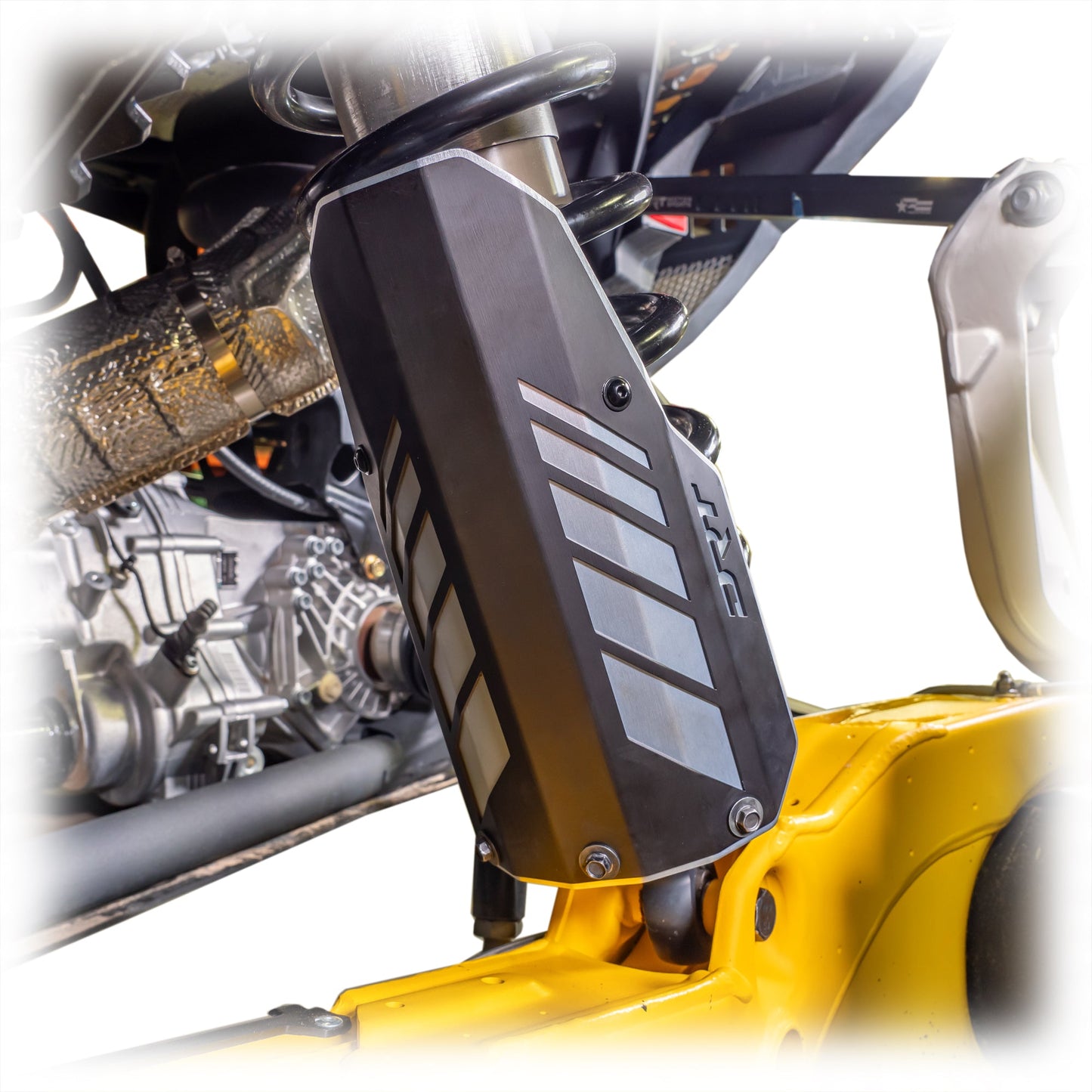 DRT Aluminum Rear Shock Guard for Can‑Am Maverick X3/R