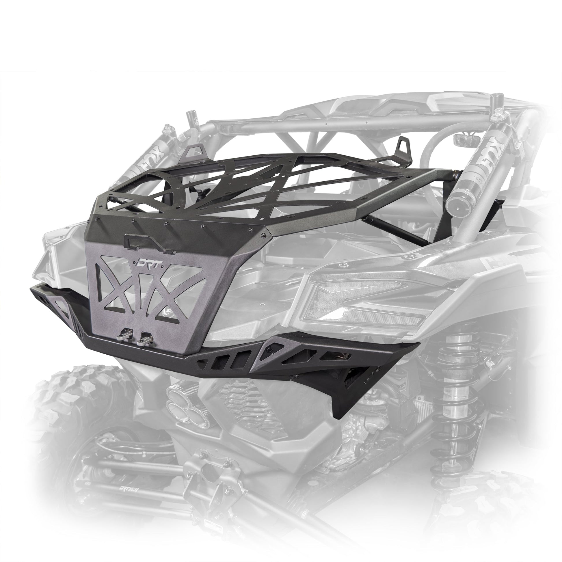 DRT Heavy-Duty Can-Am X3 Rear Bumper with 35-Inch Tire Carrier