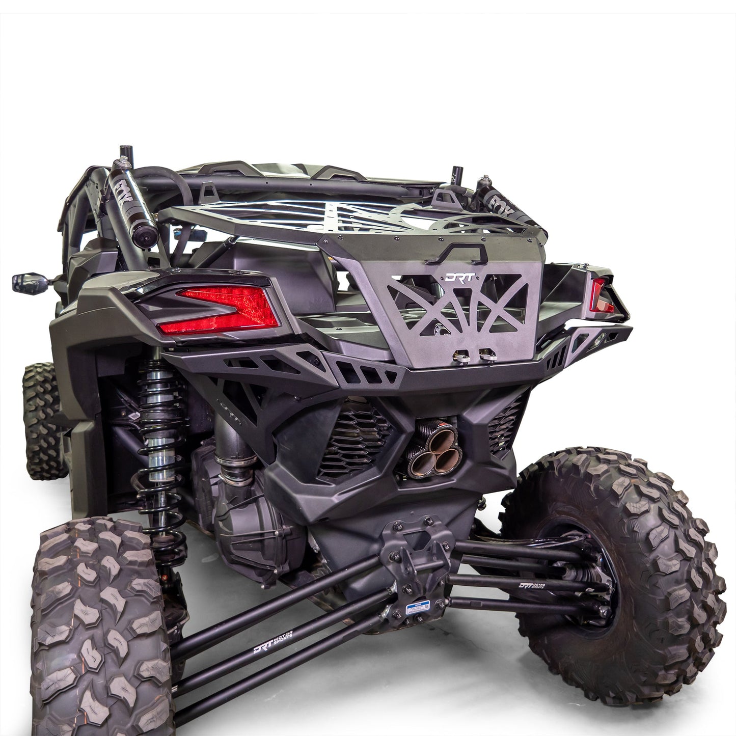 DRT Heavy-Duty Can-Am X3 Rear Bumper with 35-Inch Tire Carrier