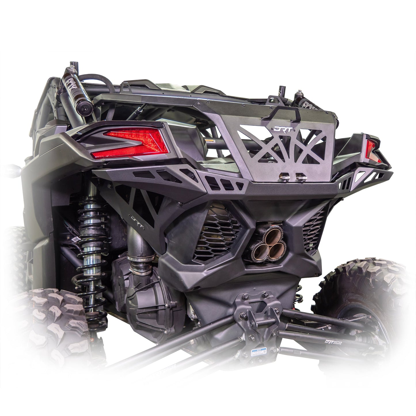DRT Heavy-Duty Can-Am X3 Rear Bumper with 35-in Tire Carrier