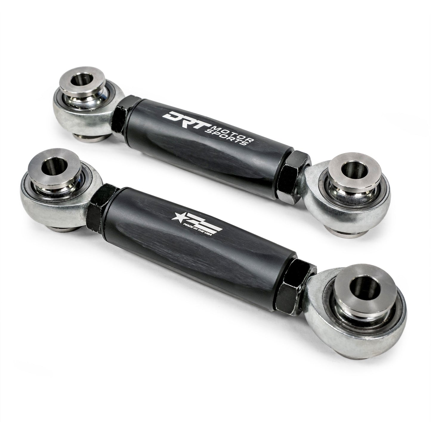 DRT Billet Aluminum Adjustable Front Hex Bar Sway Link Kit