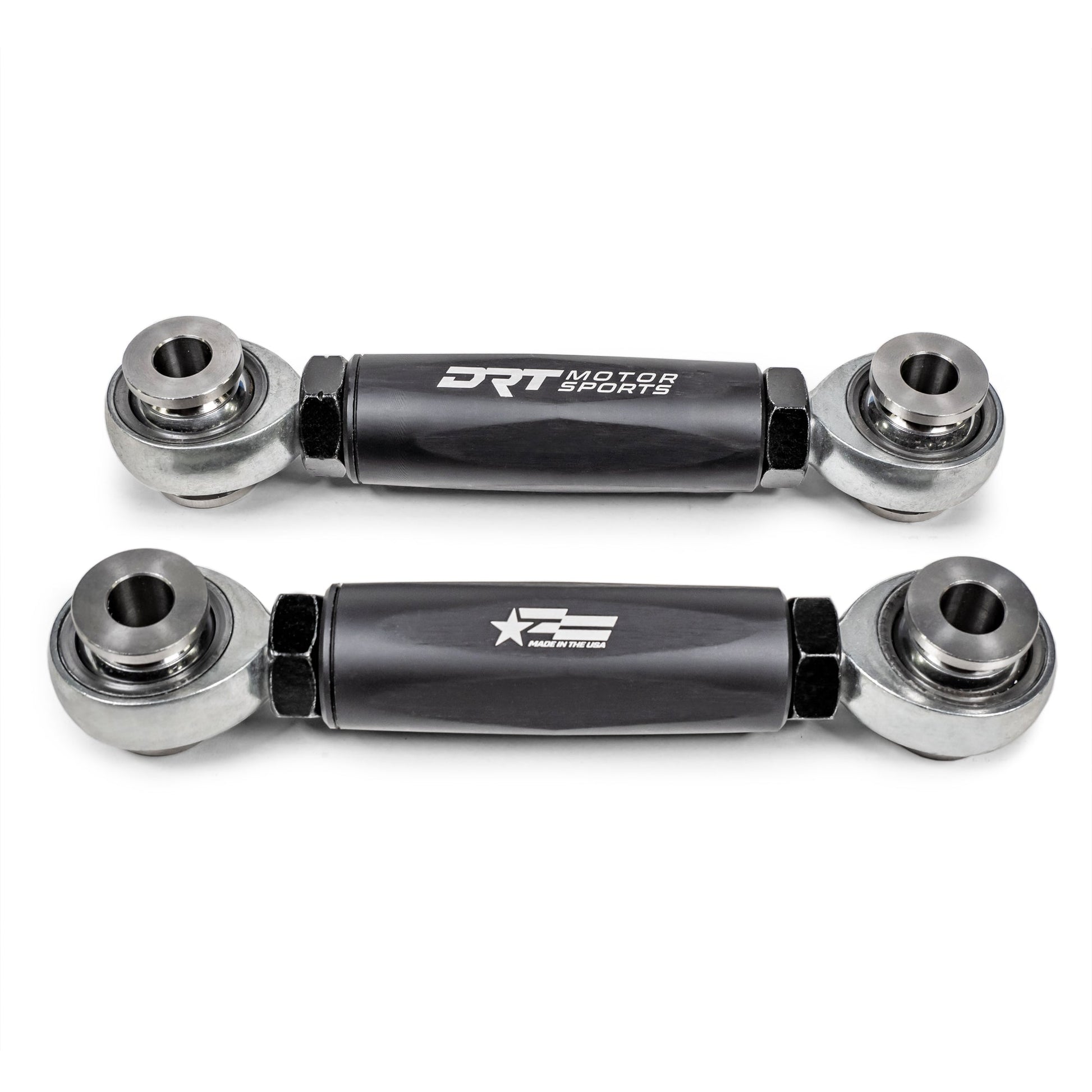 DRT Billet Aluminum Adjustable Front Hex Bar Sway Link Kit