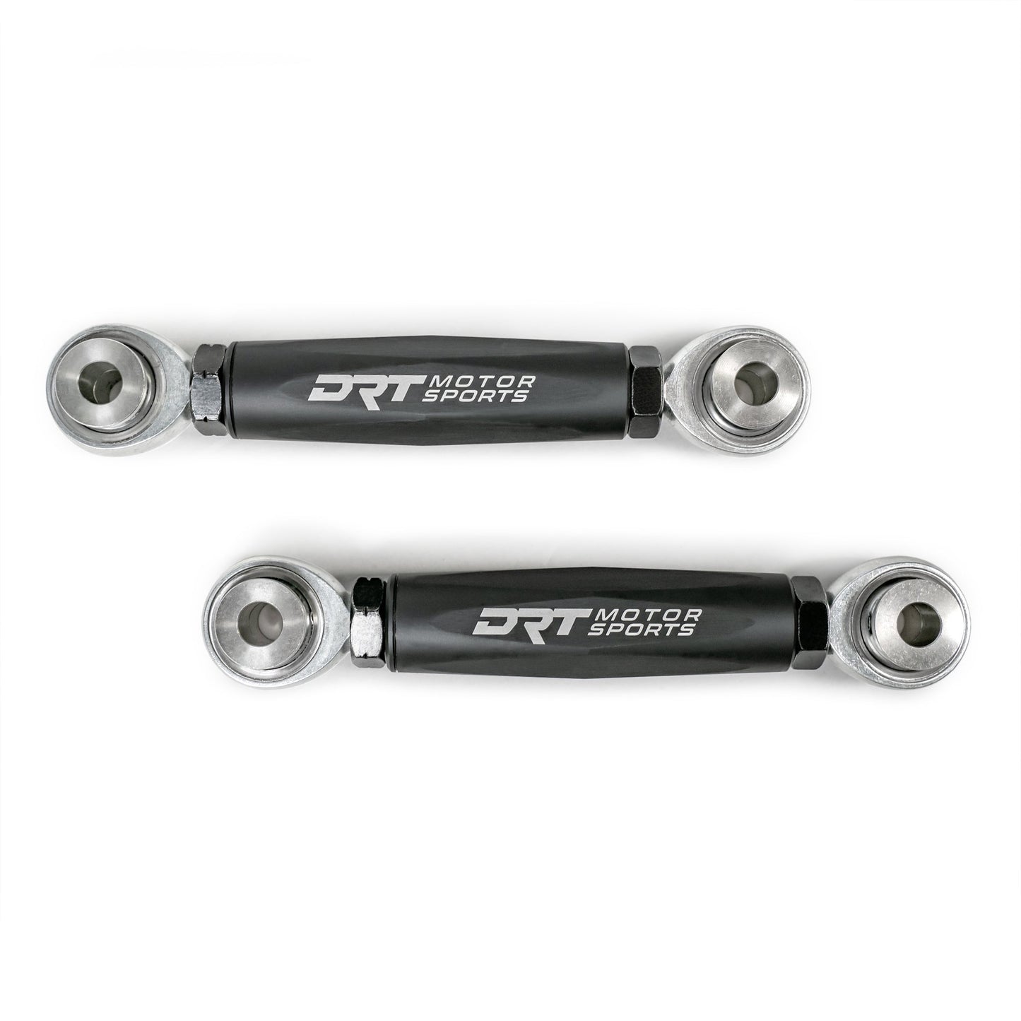 DRT Billet Aluminum Adjustable Front Hex Bar Sway Link Kit