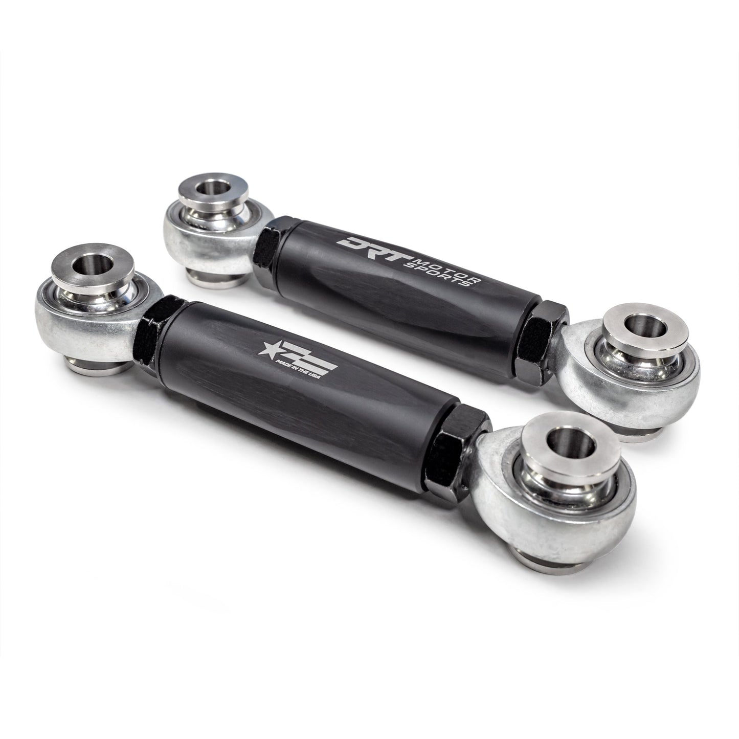 DRT Billet Aluminum Adjustable Front Hex Bar Sway Link Kit
