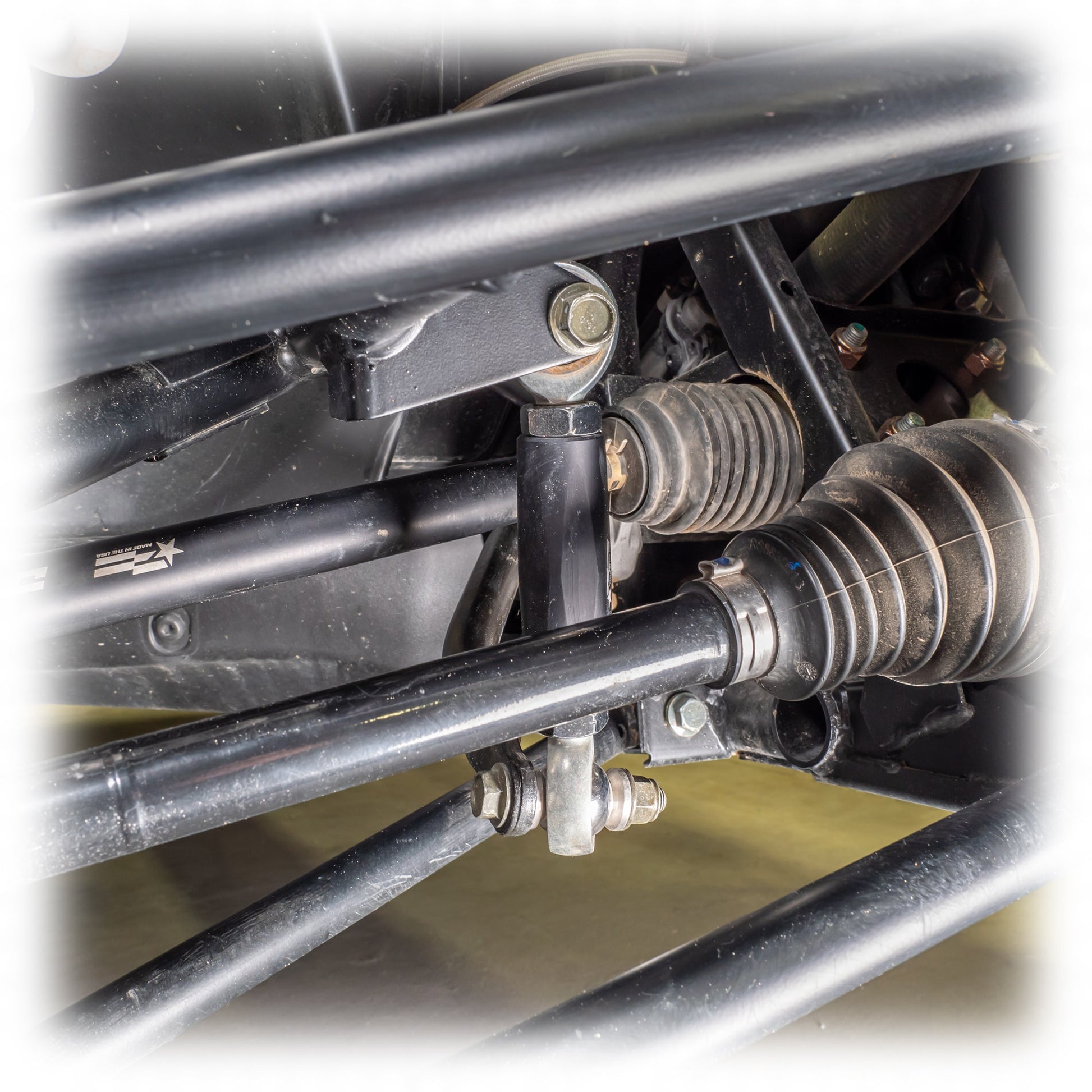 DRT Billet Aluminum Adjustable Front Hex Bar Sway Link Kit