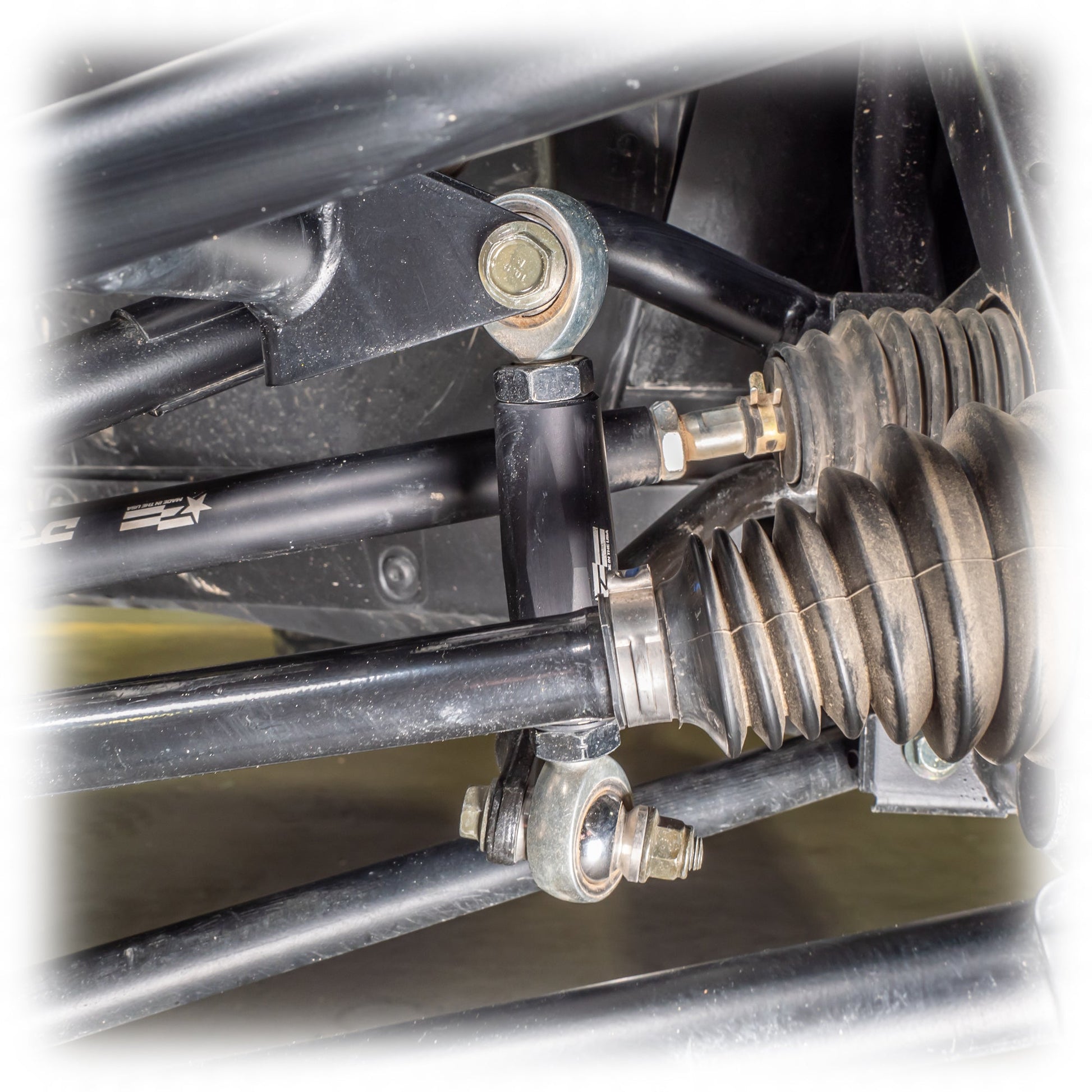 DRT Billet Aluminum Adjustable Front Hex Bar Sway Link Kit