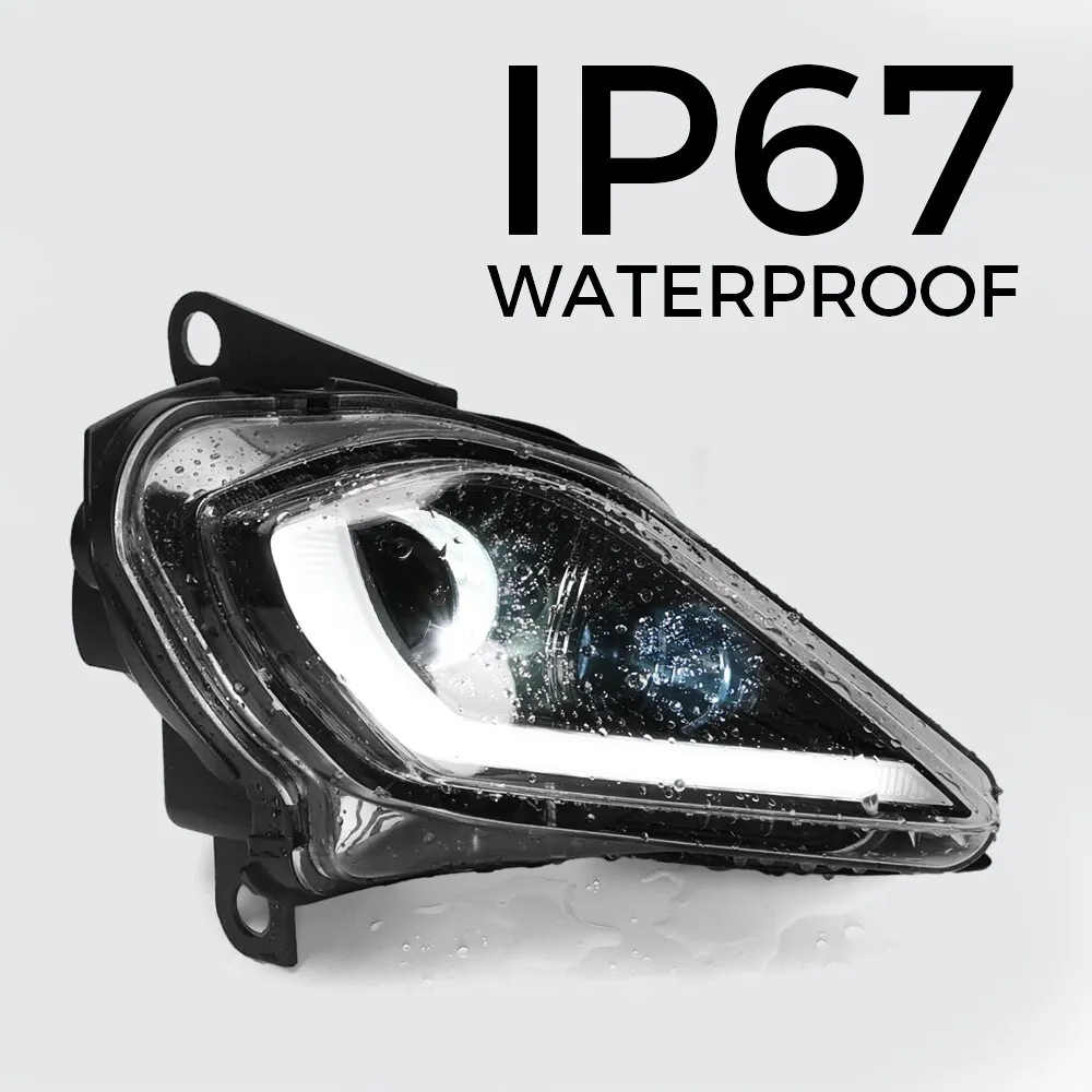 Kemimoto LED Headlights Set for Yamaha Raptor 700
