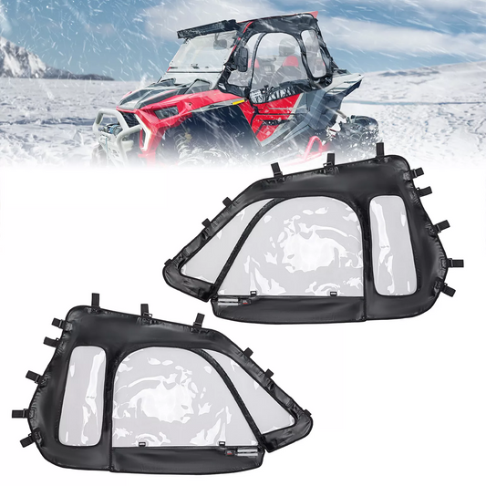 Kemimoto Upper Door Enclosure 3-Panel for Polaris RZR