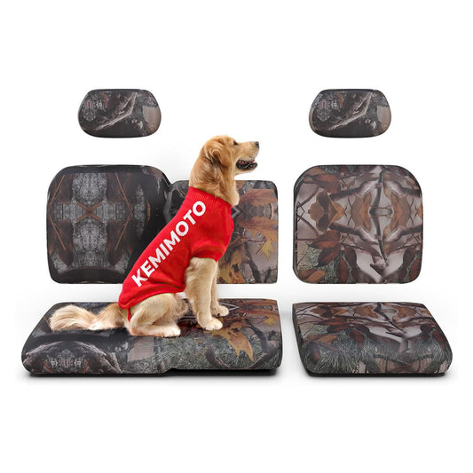 Kemimoto Camo Seat Covers for Polaris Ranger XP 1000/Crew