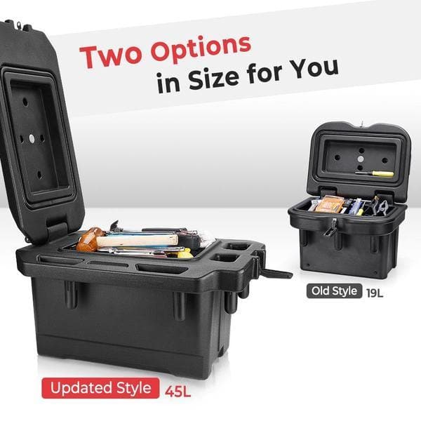 KEMIMOTO Polaris Ranger Cargo Box 45L Dust‑Resistant Heavy‑Duty