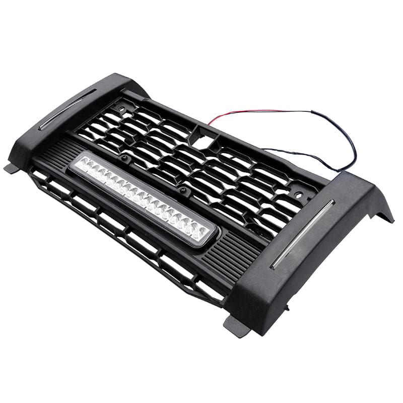 Kemimoto Front Mesh Grill with Accent Light for Polaris Xpedition