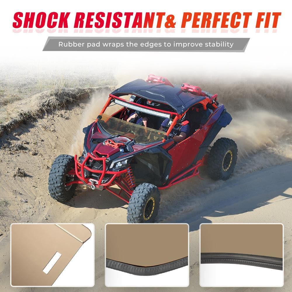 Kemimoto Tinted Half Windshield for Can‑Am Maverick X3