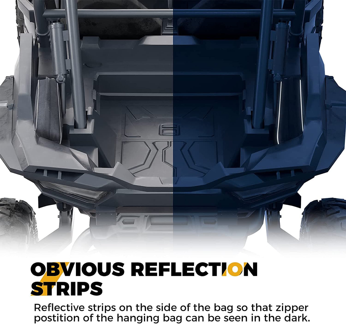 KEMIMOTO Rear Corner Bag for Polaris RZR Turbo XP 1000