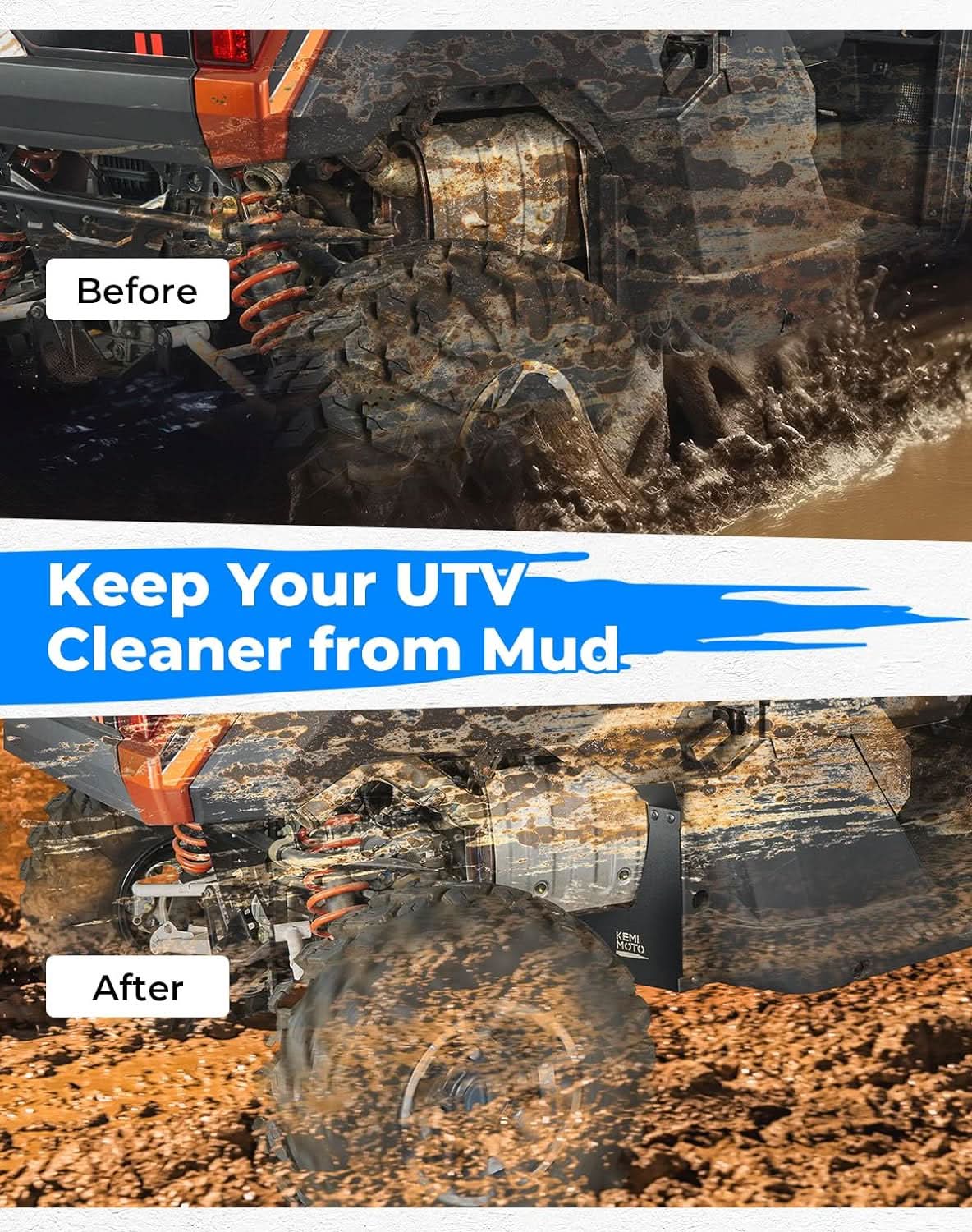 Fender Flares for Polaris Ranger XP 1000 / Crew (2017-2025) 1 Pair