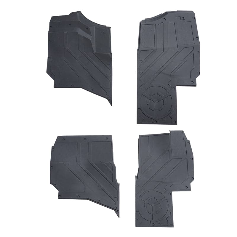 Kemimoto TPE Floor Mats Anti‑Slip for Polaris Ranger 1500
