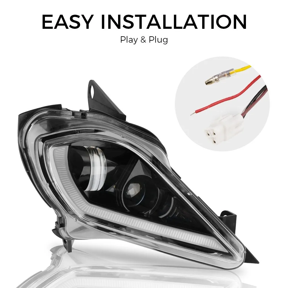 Kemimoto LED Headlights Set for Yamaha Raptor 700