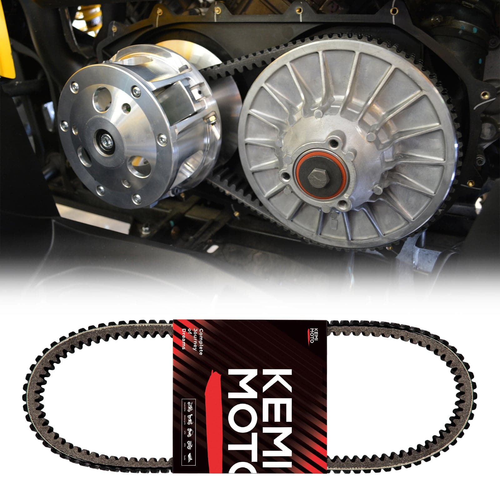 Kemimoto Duty Belts & Door Handle for Can‑Am Maverick X3