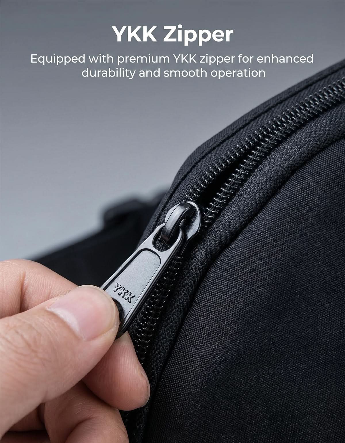 Kemimoto 2.5L Multi-Pocket Waist Bag with Lumbar Support