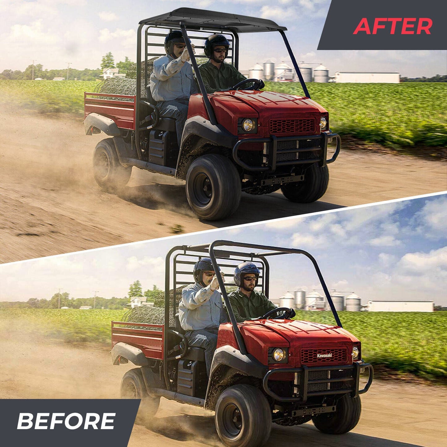 KEMIMOTO Hard Roof Top for Kawasaki Mule 2010‑4010