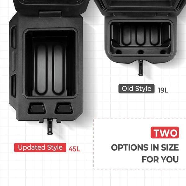 KEMIMOTO Size Cargo Box for Polaris Ranger Driver Passenger