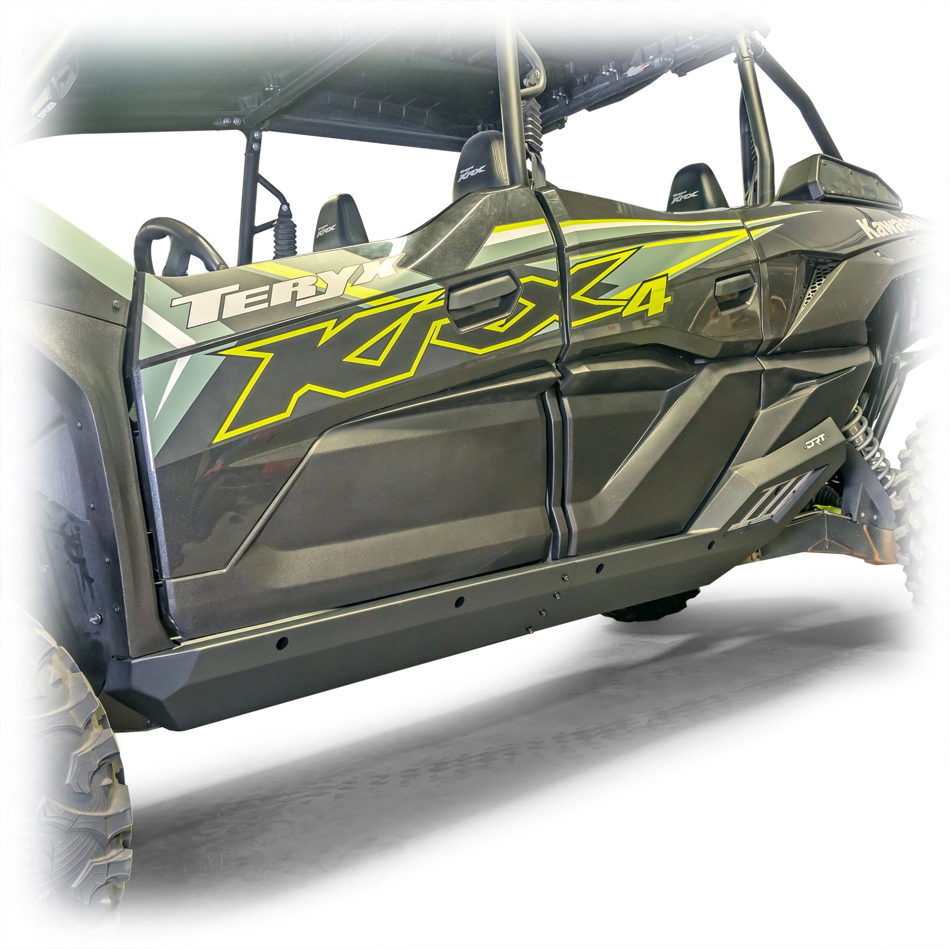 DRT Premium Black Rock Sliders for Kawasaki TERYX KRX/4 1000