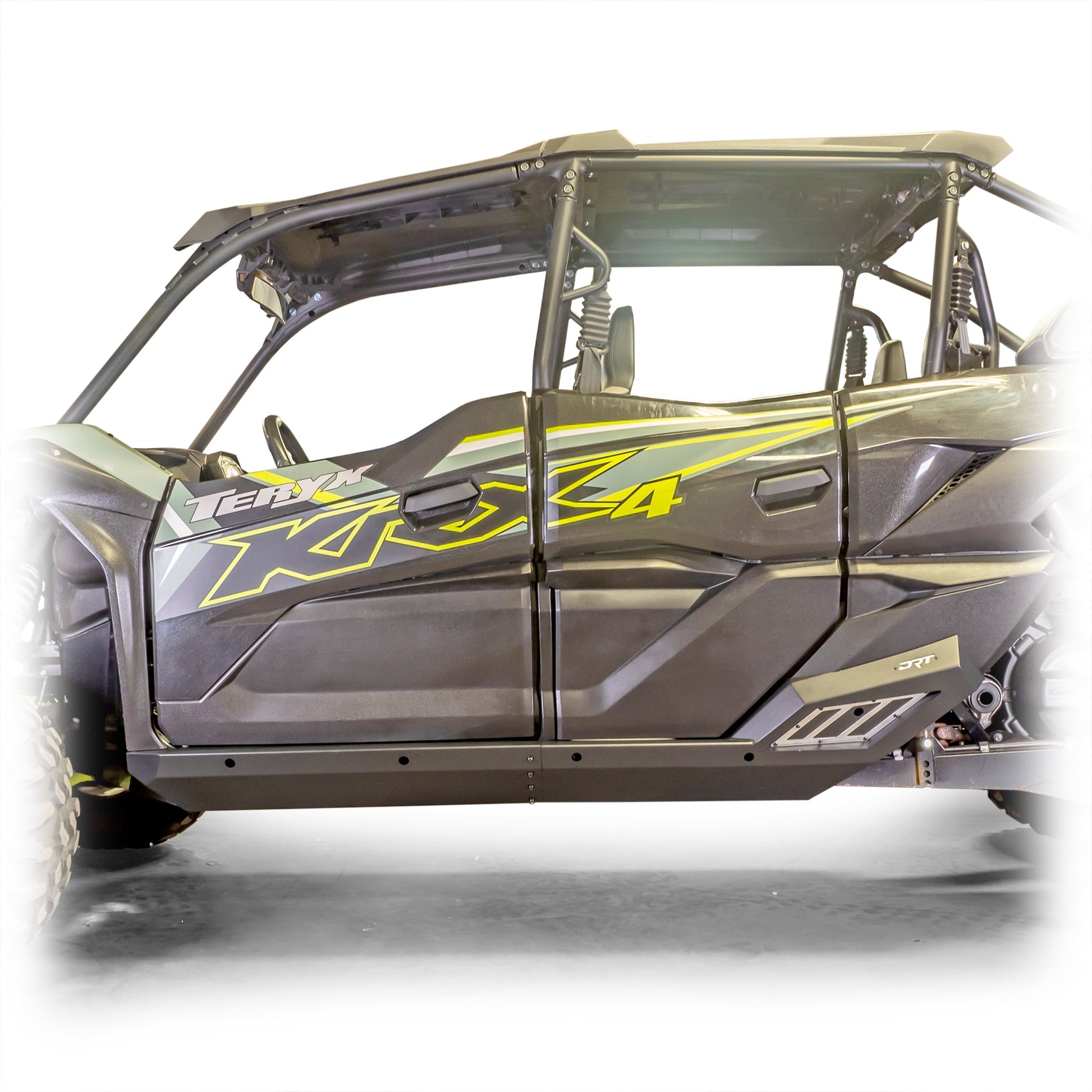 DRT Premium Black Rock Sliders for Kawasaki TERYX KRX/4 1000