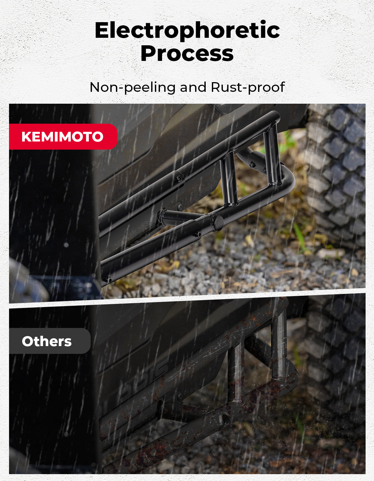 Kemimoto Duty Steel Nerf Bars for Polaris XP 1000 2024-2025