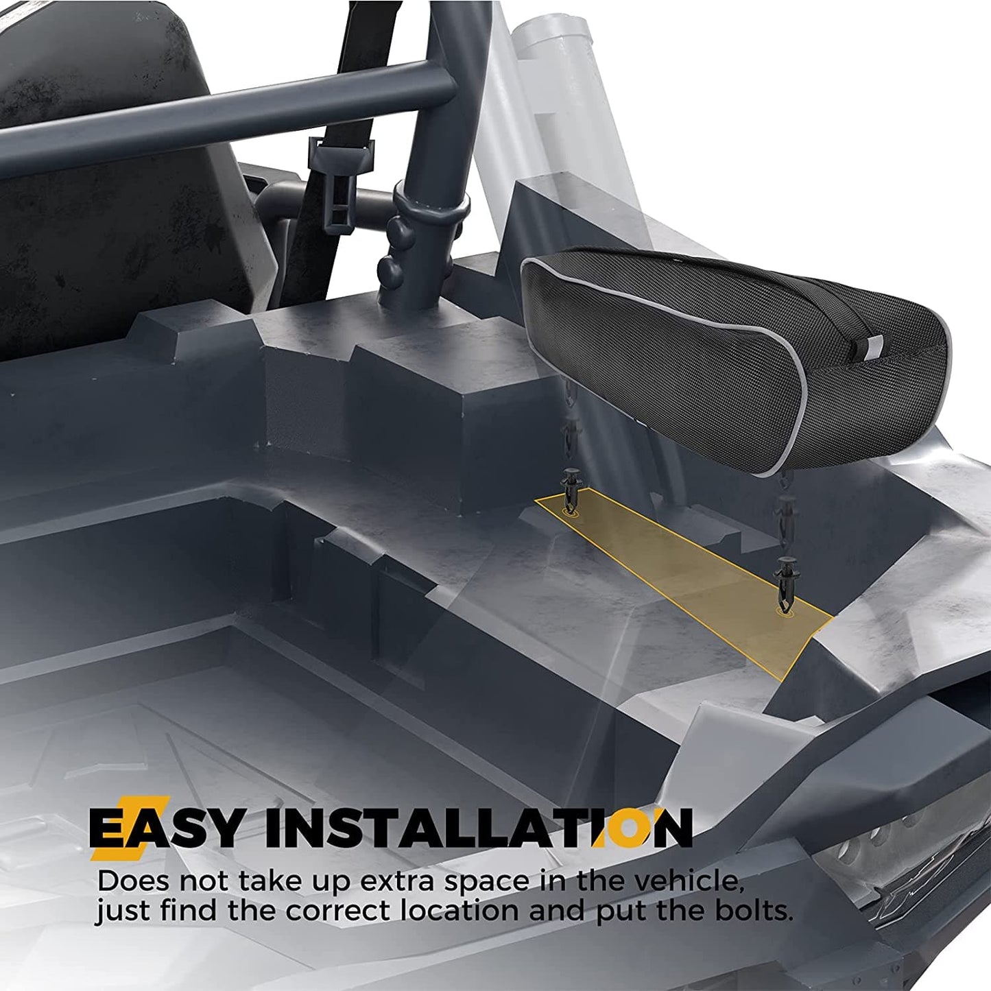 KEMIMOTO Rear Corner Bag for Polaris RZR Turbo XP 1000