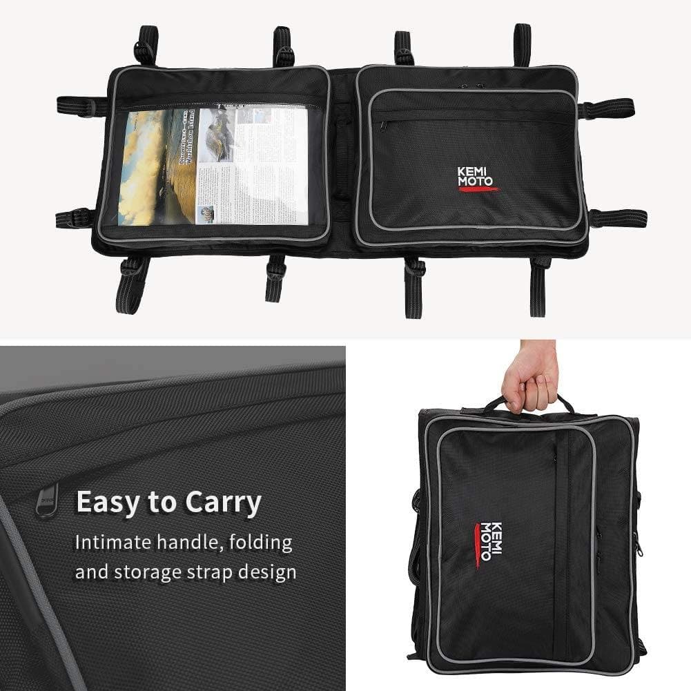 Kemimoto Overhead Roof Storage Bag for Polaris RZR PRO XP/4