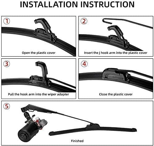 12V Electric Windshield Wiper Kit for Most UTV