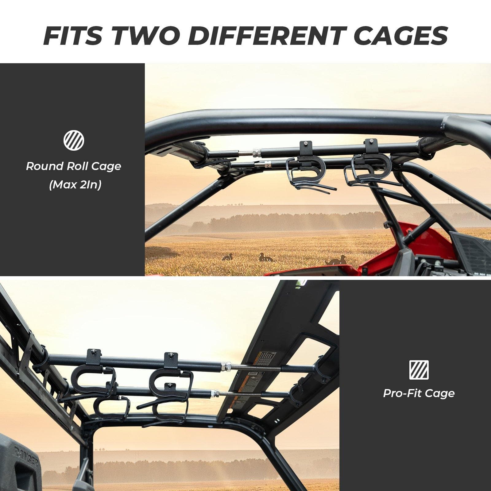 Kemimoto Overhead Bracket Holder Rack Front To Back