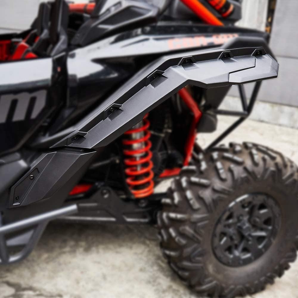 KEMIMOTO Fender Flares Injection-Molded Polypropylene for Can‑Am Maverick X3