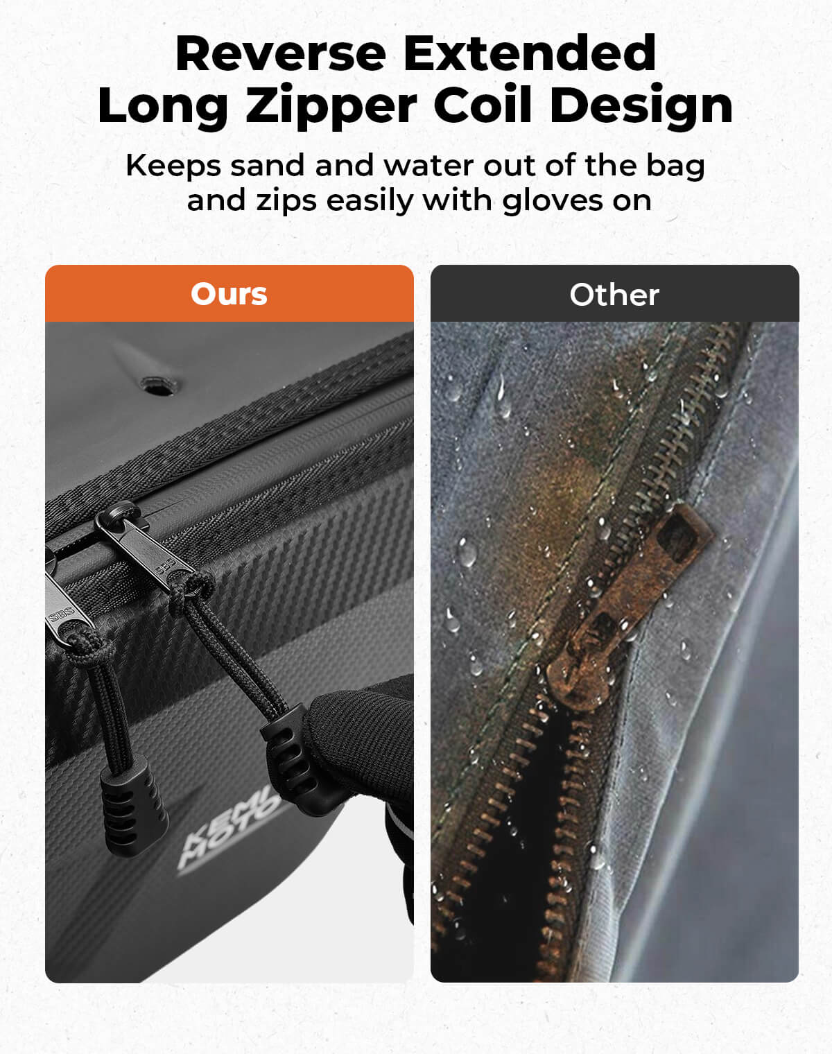 Kemimoto Door Bags Semi‑Rigid EVA for Can‑Am Maverick R 2024+