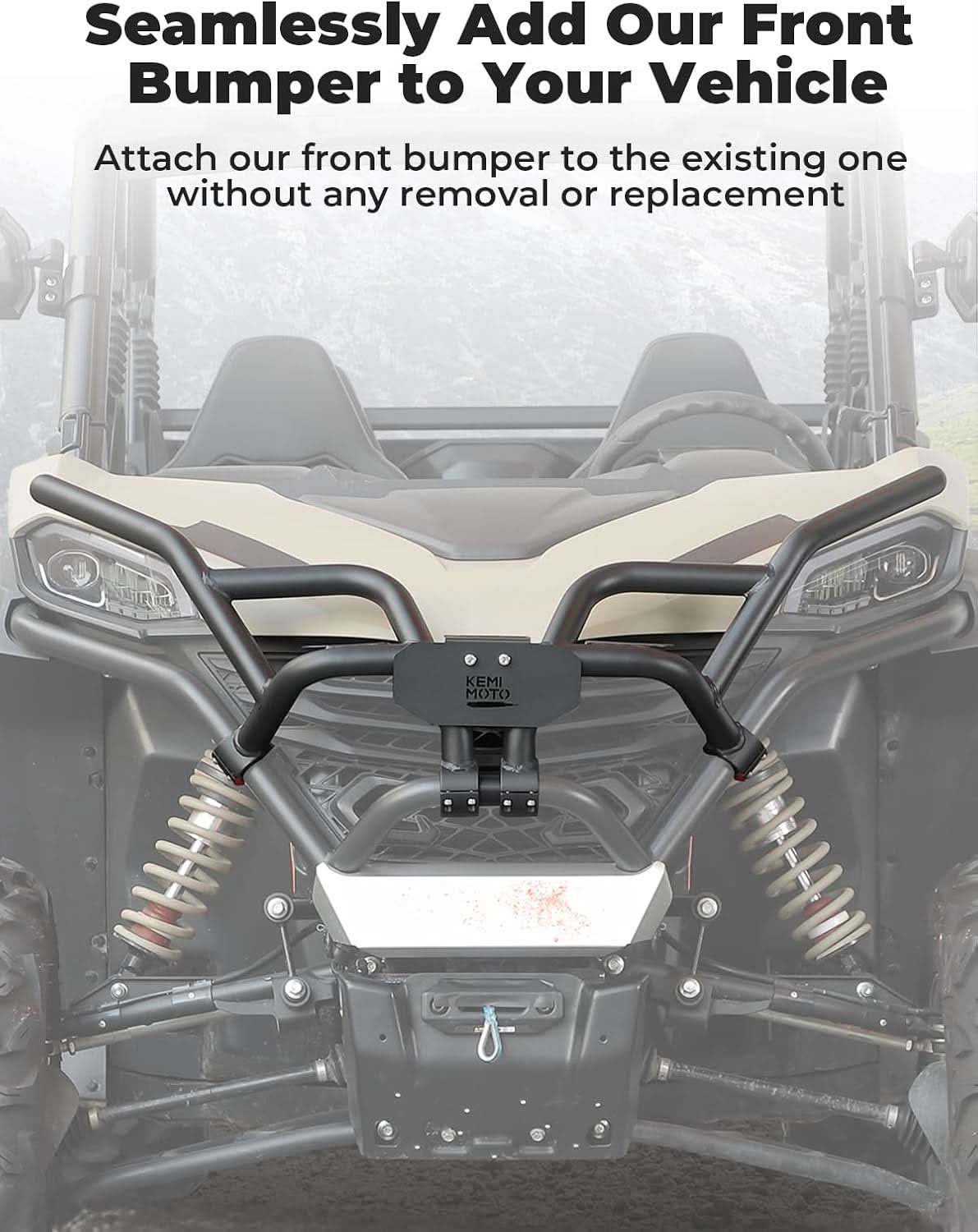Kemimoto Front Bumper for CFMOTO ZForce 950 Trail 2023+