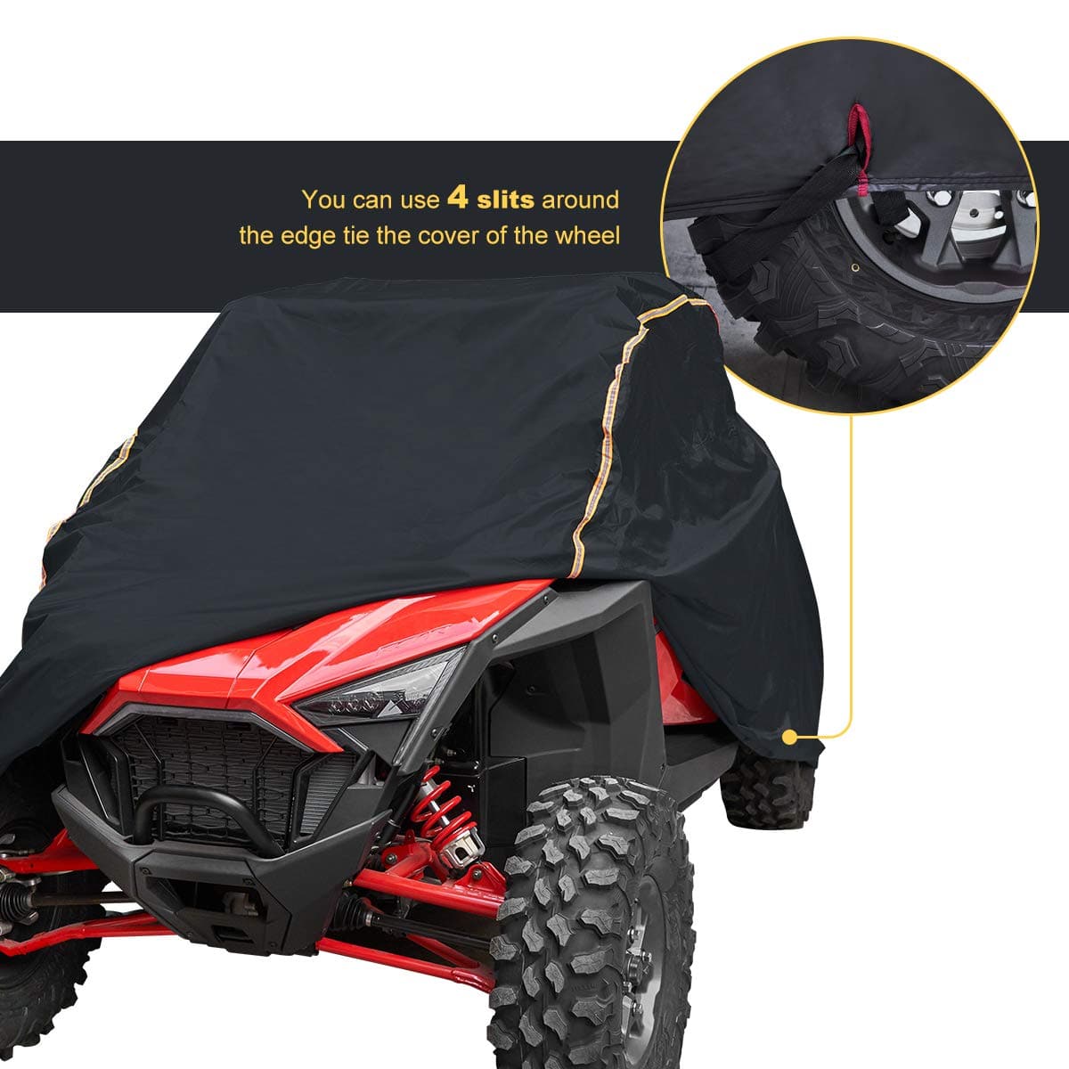 Kemimoto Heavy Waterproof UTV Cover for Polaris RZR PRO XP